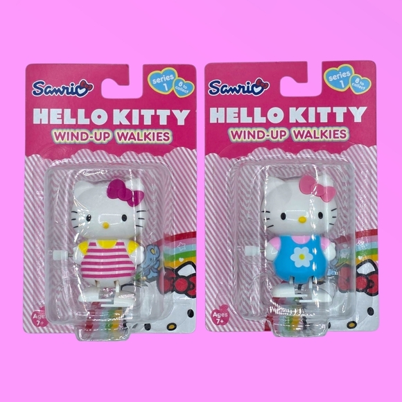 Hello Kitty Wind Up Walkies Series 1 Toy Figures - Picture 1 of 5